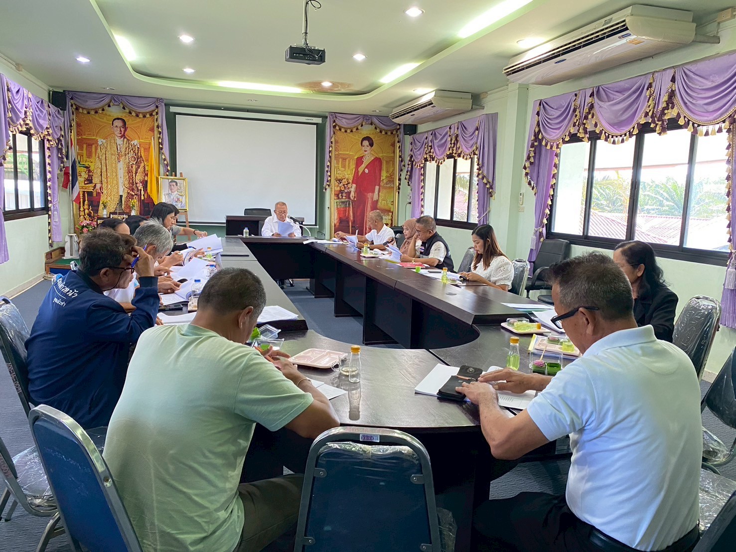 การประชุมคณะกรรมการบริหารกองทุนหลักประกันสุขภาพตำบลกะลาเส ครั้งที่ 1 ประจำปี 2569